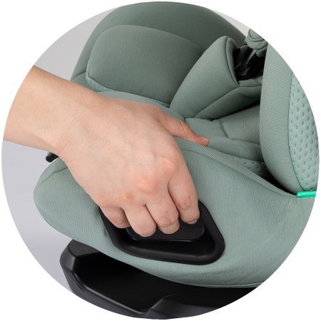Scaun auto Chipolino Techno iGrow I-Size 40-150 cm, cu sistem Isofix si sezut rotativ, Matcha [15]