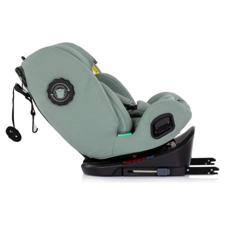 Scaun auto Chipolino Techno iGrow I-Size 40-150 cm, cu sistem Isofix si sezut rotativ, Matcha [8]