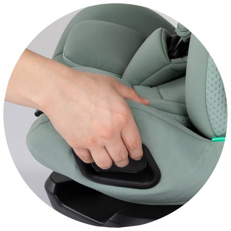 Scaun auto Chipolino Techno iGrow I-Size 40-150 cm, cu sistem Isofix si sezut rotativ, Matcha [15]