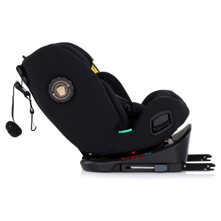 Scaun auto Chipolino Techno iGrow I-Size 40-150 cm, cu sistem Isofix si sezut rotativ, Noir [8]