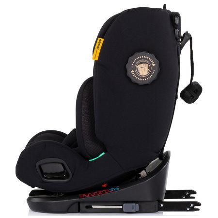 Scaun auto Chipolino Techno iGrow I-Size 40-150 cm, cu sistem Isofix si sezut rotativ, Noir [4]