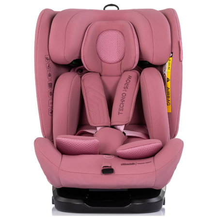 Scaun auto Chipolino Techno iGrow I-Size 40-150 cm, cu sistem Isofix si sezut rotativ, Powder pink [1]