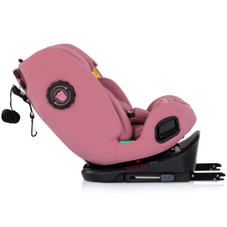 Scaun auto Chipolino Techno iGrow I-Size 40-150 cm, cu sistem Isofix si sezut rotativ, Powder pink [8]