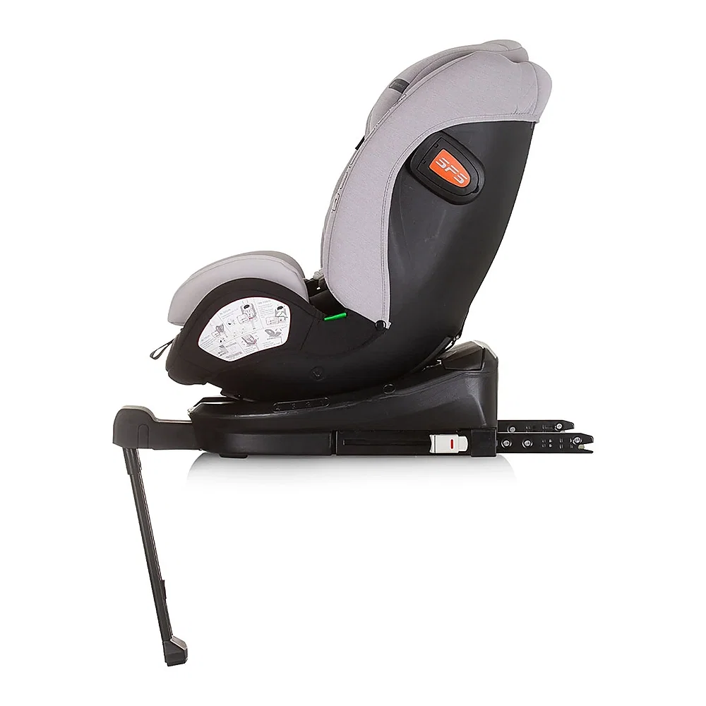 Scaun auto Chipolino Tourino I-Size 40-150 cm, sistem Isofix, Ash grey 12 ani [3]