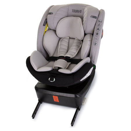 Scaun auto Chipolino Tourino I-Size 40-150 cm, sistem Isofix, Ash grey 12 ani [9]
