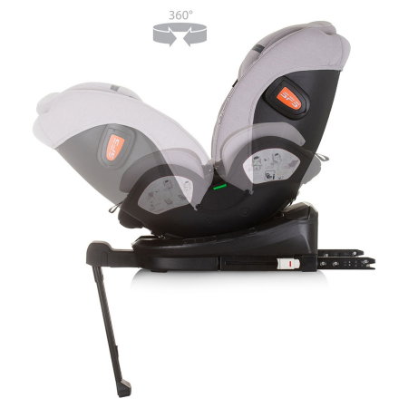 Scaun auto Chipolino Tourino I-Size 40-150 cm, sistem Isofix, Ash grey 12 ani [6]