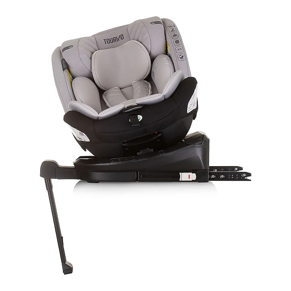 Scaun auto Chipolino Tourino I-Size 40-150 cm, sistem Isofix, Ash grey 12 ani [5]