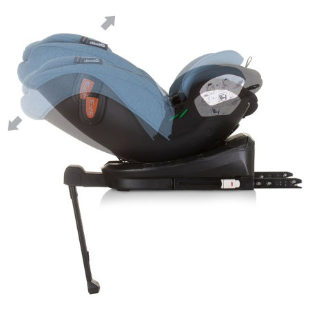 Scaun auto Chipolino Tourino I-Size 40-150 cm, sistem Isofix, Blue 12 ani [7]