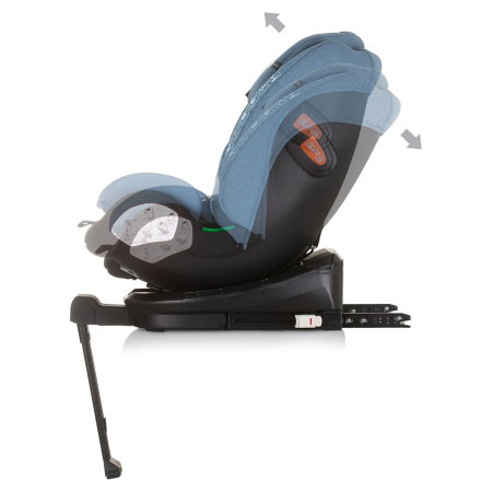 Scaun auto Chipolino Tourino I-Size 40-150 cm, sistem Isofix, Blue 12 ani [4]