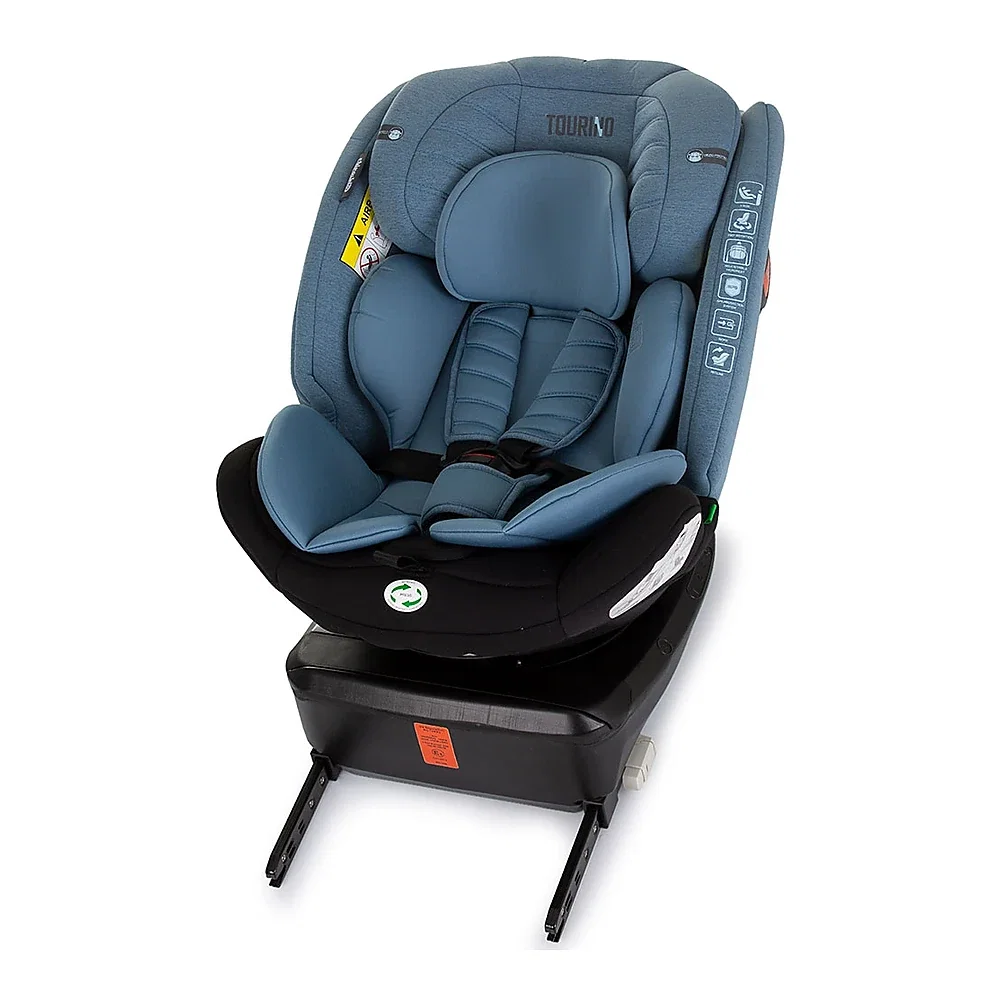 Scaun auto Chipolino Tourino I-Size 40-150 cm, sistem Isofix, Blue 12 ani [9]