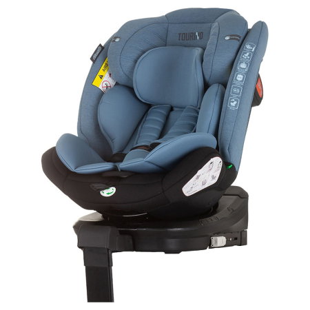 Scaune auto - Scaun auto Chipolino Tourino I-Size 40-150 cm, sistem Isofix, Blue 12 ani