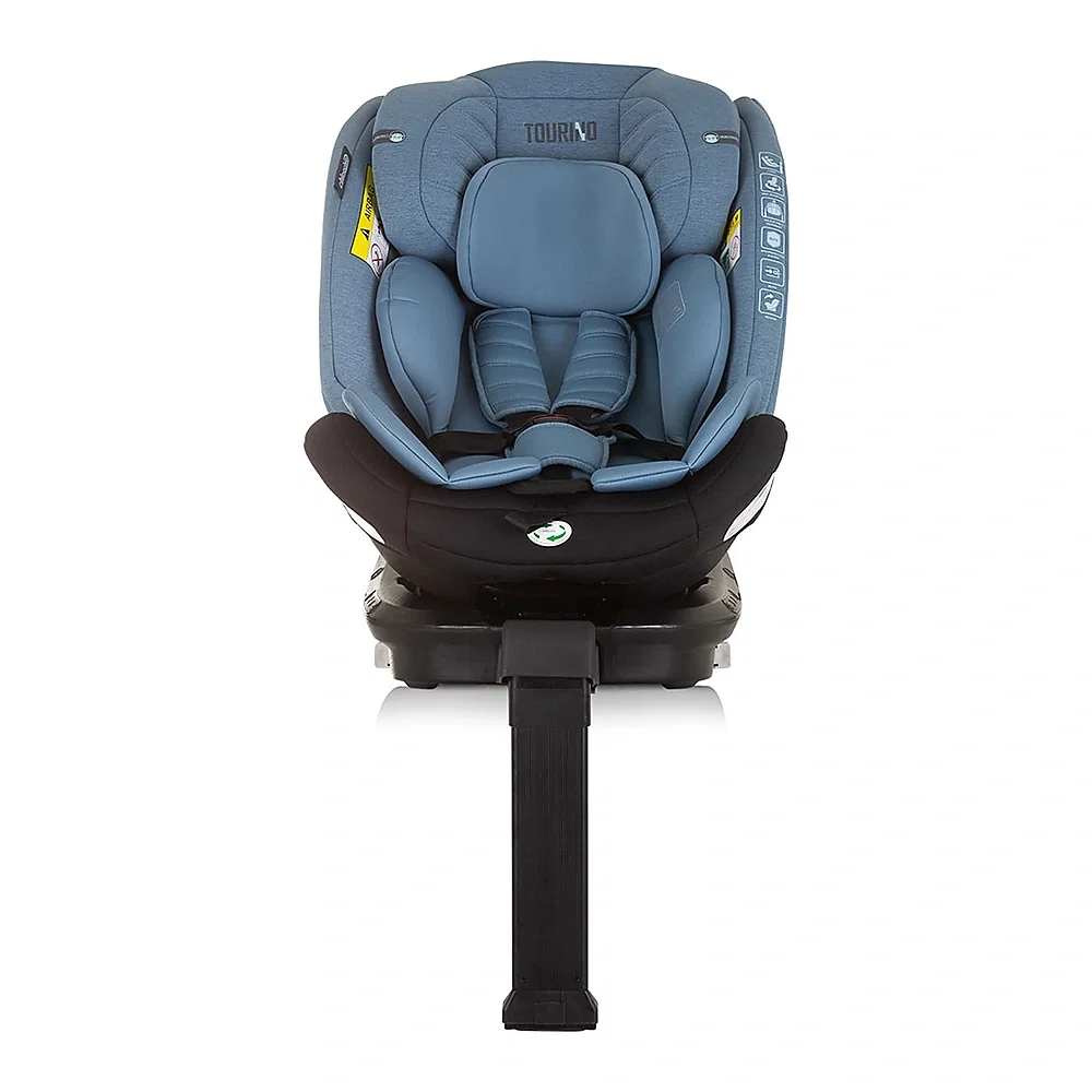 Scaun auto Chipolino Tourino I-Size 40-150 cm, sistem Isofix, Blue 12 ani [2]