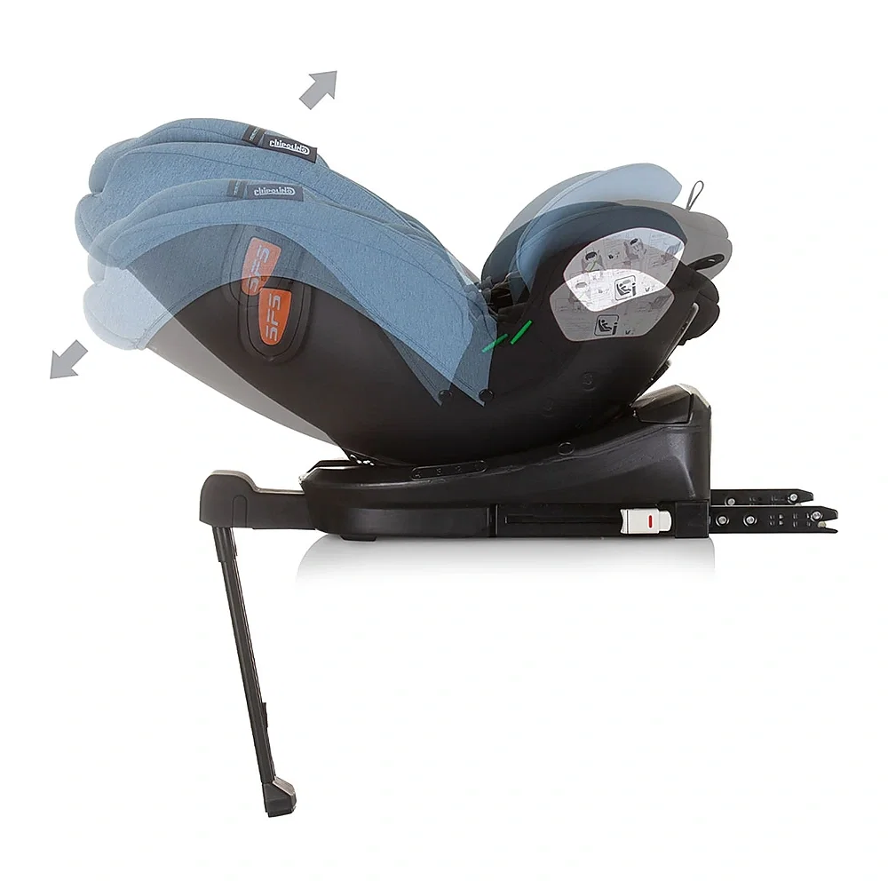 Scaun auto Chipolino Tourino I-Size 40-150 cm, sistem Isofix, Blue 12 ani [7]