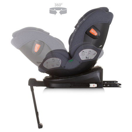 Scaun auto Chipolino Tourino I-Size 40-150 cm, sistem Isofix, Granite 12 ani [6]