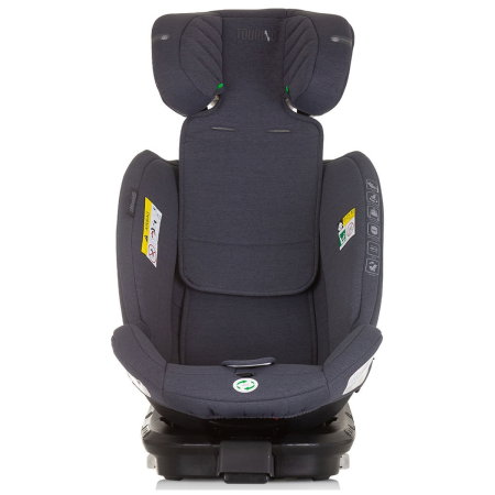 Scaun auto Chipolino Tourino I-Size 40-150 cm, sistem Isofix, Granite 12 ani [8]