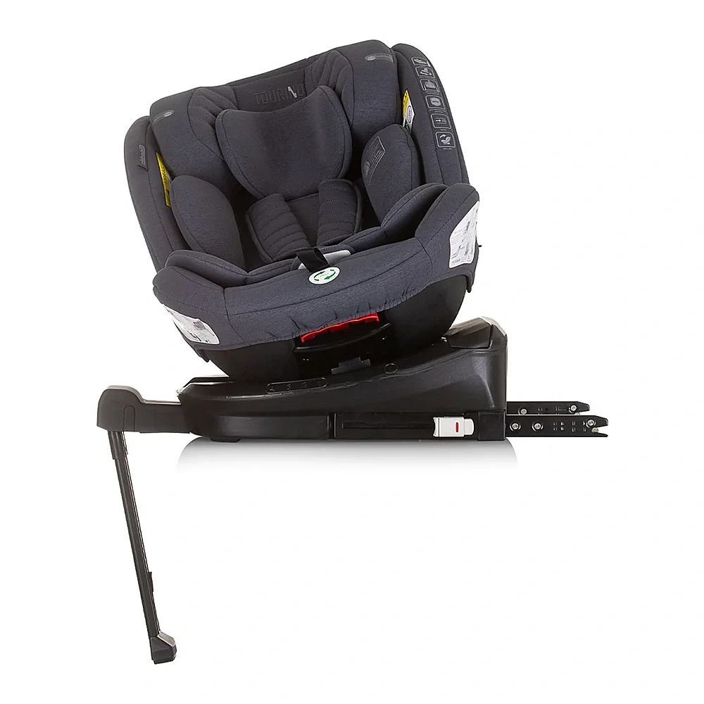 Scaun auto Chipolino Tourino I-Size 40-150 cm, sistem Isofix, Granite 12 ani [5]