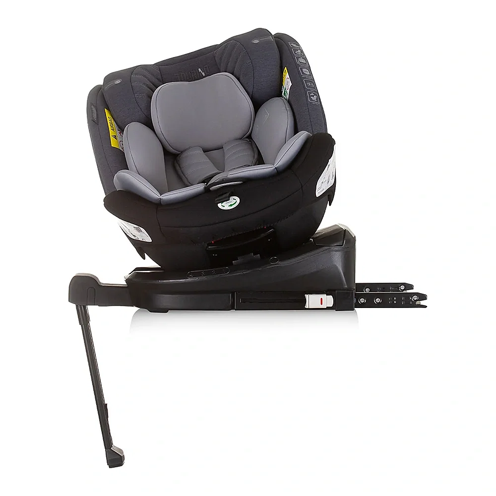 Scaun auto Chipolino Tourino I-Size 40-150 cm, sistem Isofix, Grey mix 12 ani [5]