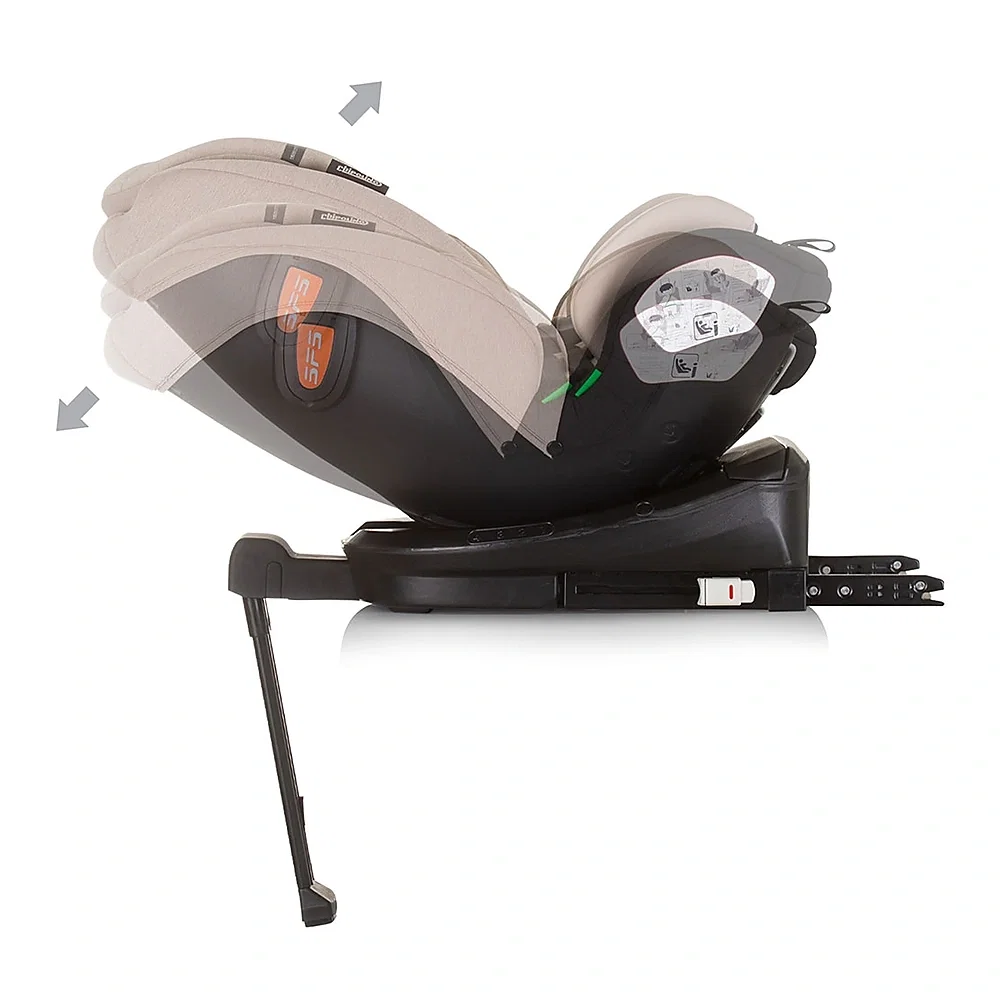 Scaun auto Chipolino Tourino I-Size 40-150 cm, sistem Isofix, Macadamia 12 ani [7]