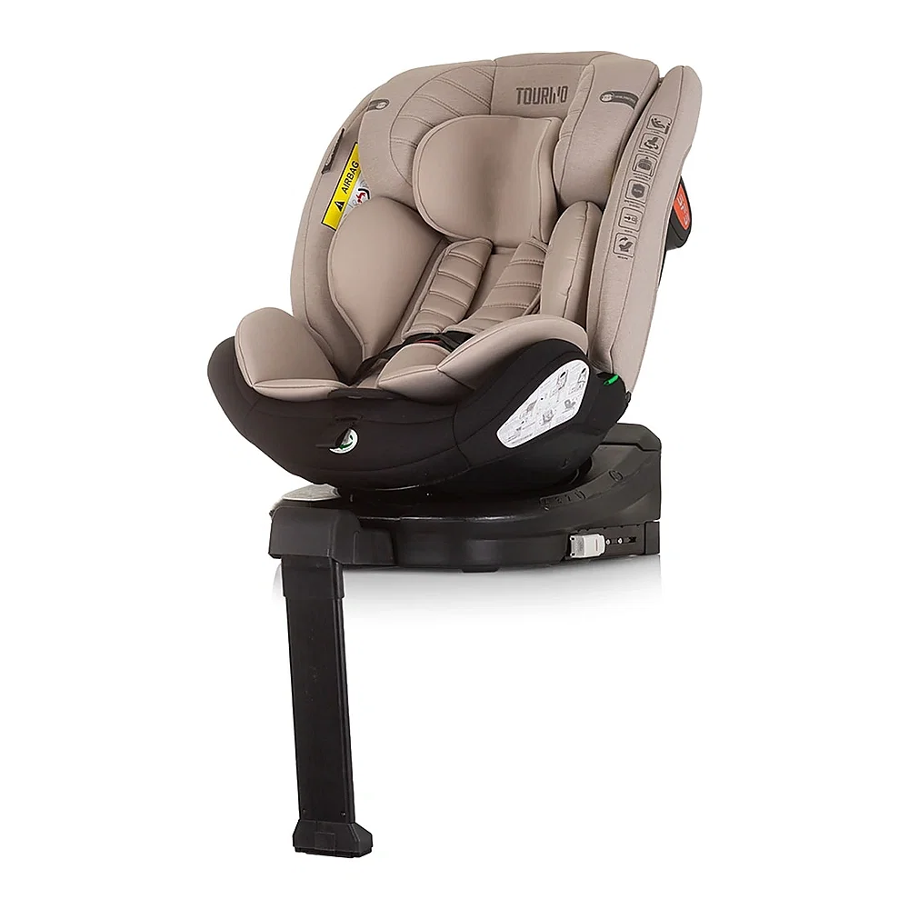 Scaun auto Chipolino Tourino I-Size 40-150 cm, sistem Isofix, Macadamia 12 ani [1]
