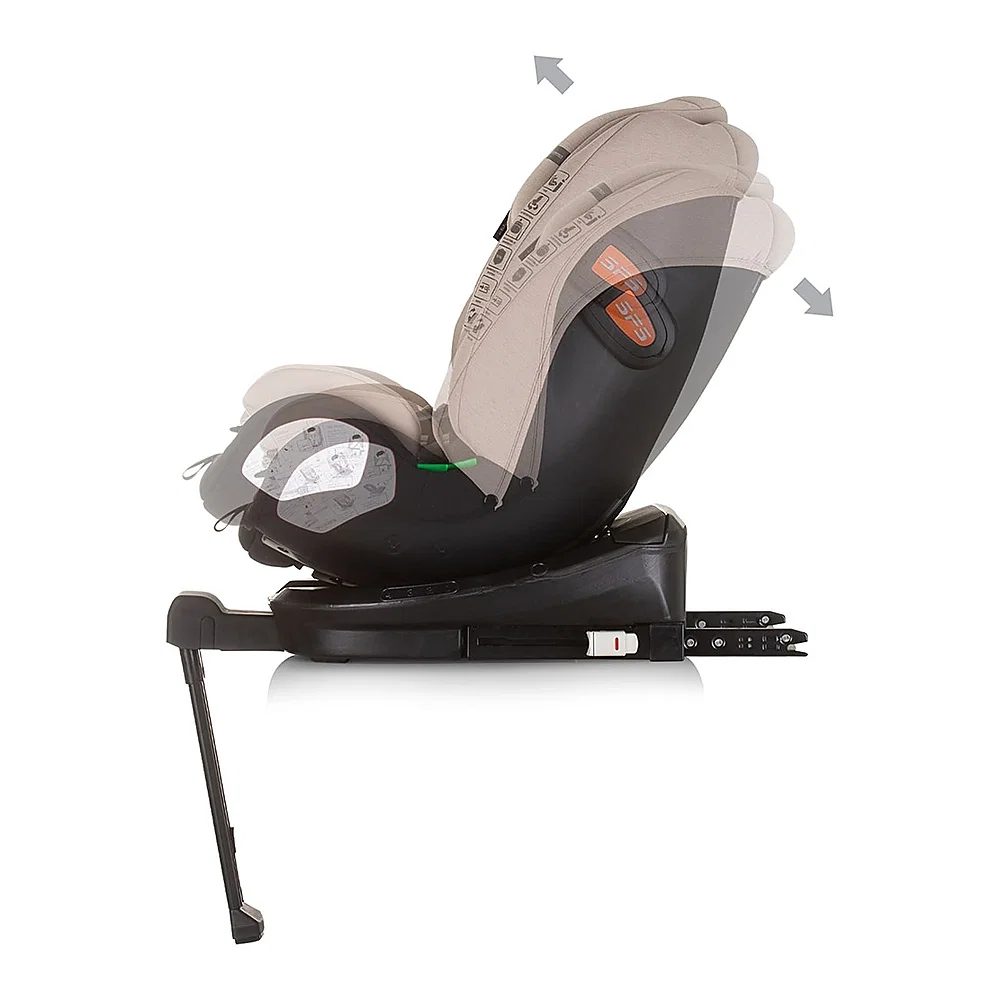 Scaun auto Chipolino Tourino I-Size 40-150 cm, sistem Isofix, Macadamia 12 ani [4]