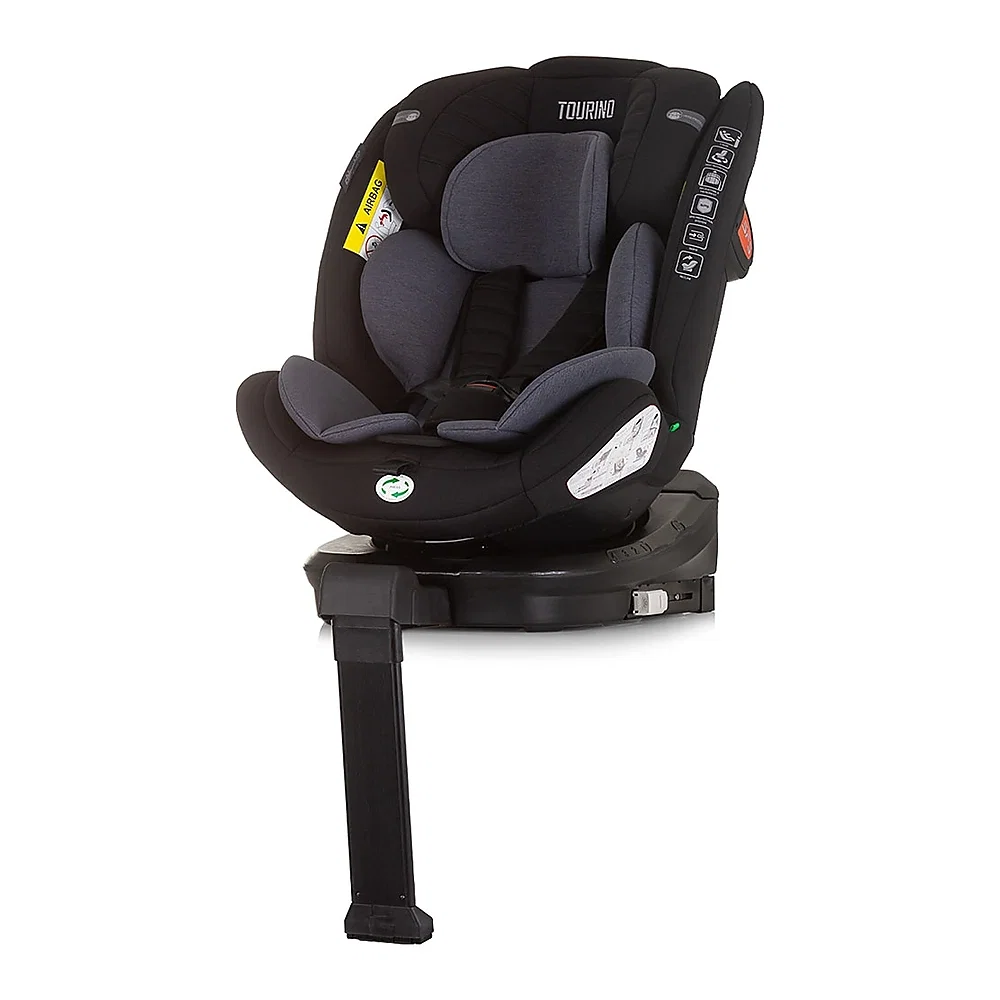Scaun auto Chipolino Tourino I-Size 40-150 cm, sistem Isofix, Obsidian 12 ani [1]