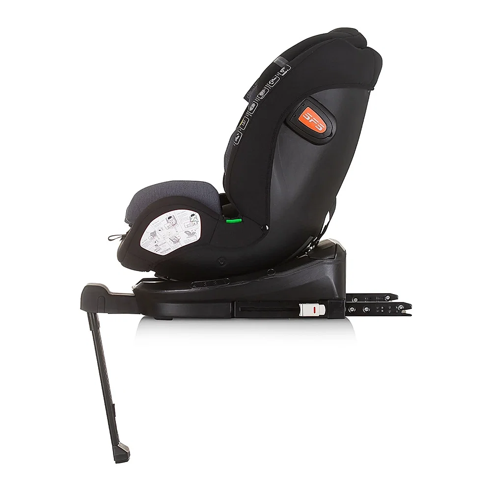 Scaun auto Chipolino Tourino I-Size 40-150 cm, sistem Isofix, Obsidian 12 ani [3]