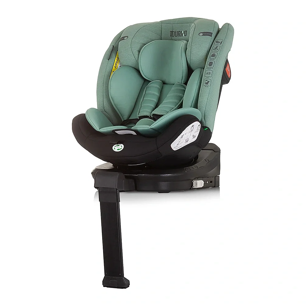 Scaun auto Chipolino Tourino I-Size 40-150 cm, sistem Isofix, Pastel green 12 ani [1]