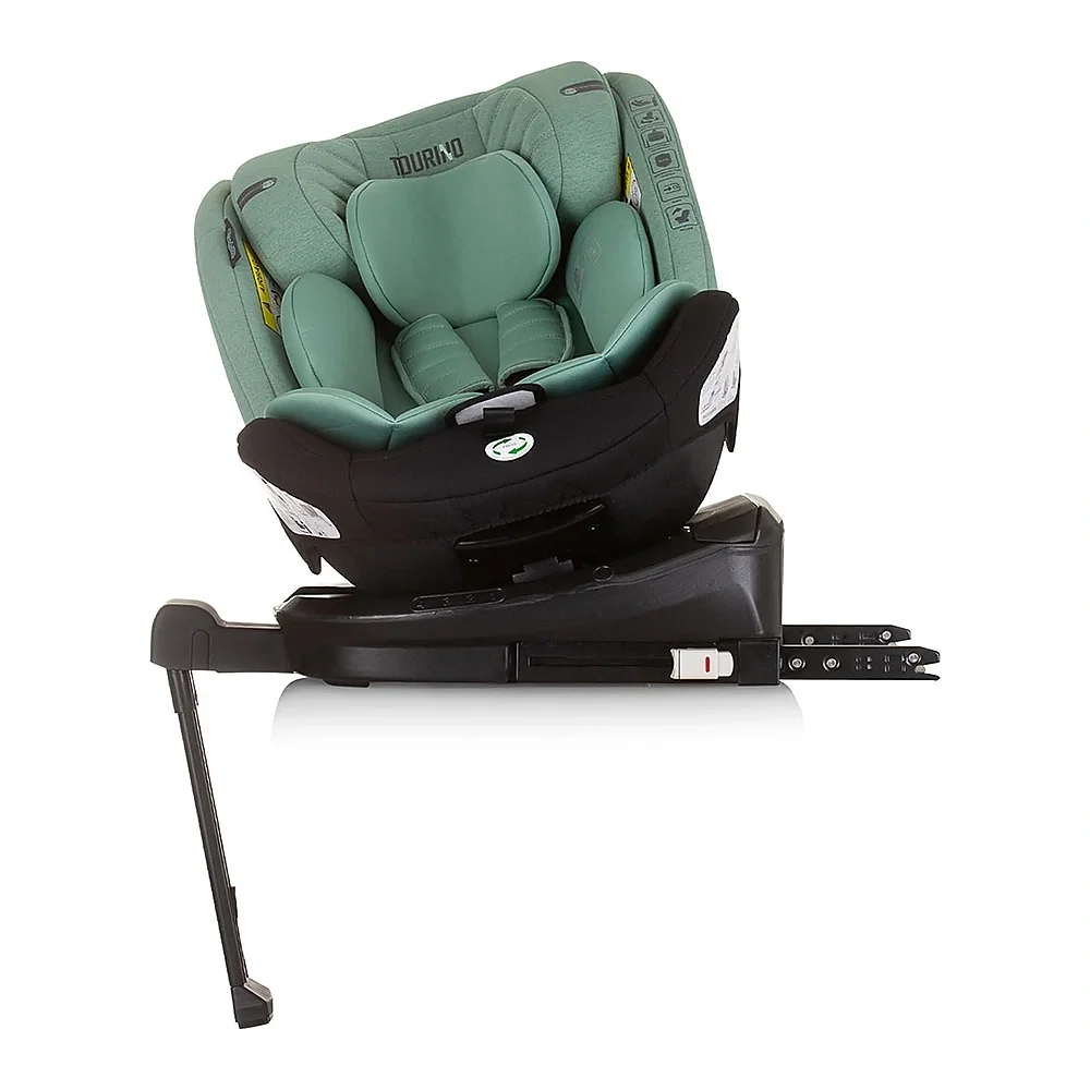 Scaun auto Chipolino Tourino I-Size 40-150 cm, sistem Isofix, Pastel green 12 ani [5]