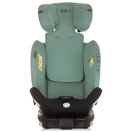 Scaun auto Chipolino Tourino I-Size 40-150 cm, sistem Isofix, Pastel green 12 ani [8]