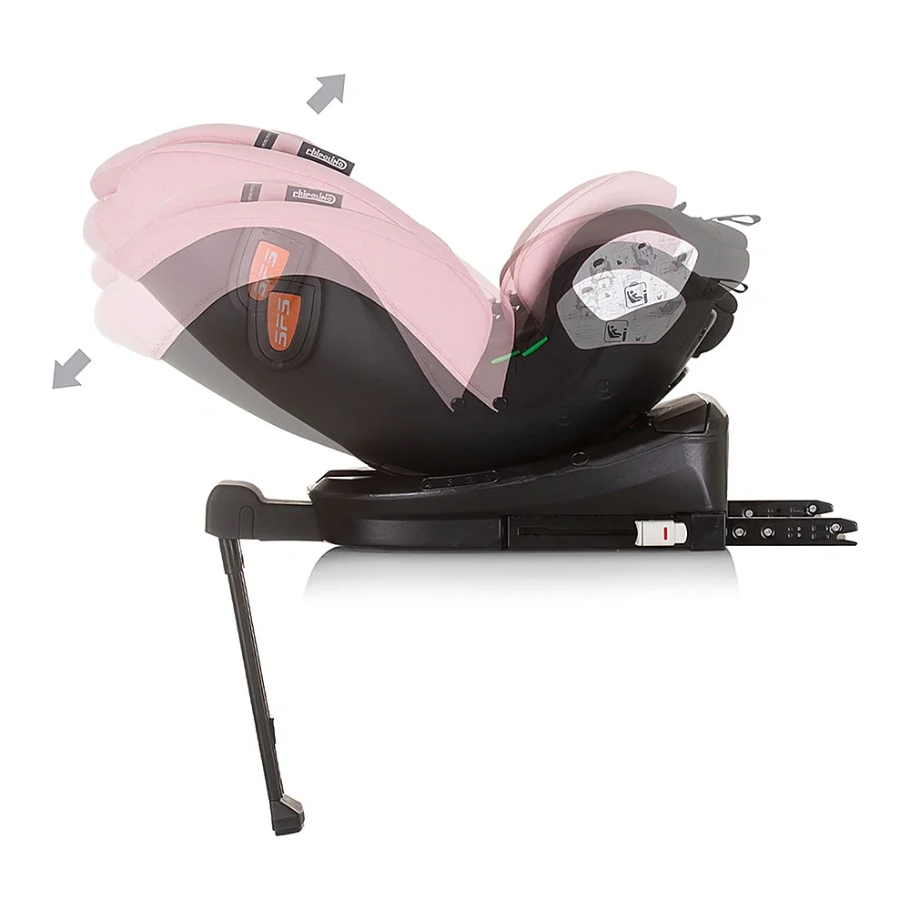 Scaun auto Chipolino Tourino I-Size 40-150 cm, sistem Isofix, Roz flamingo 12 ani [7]
