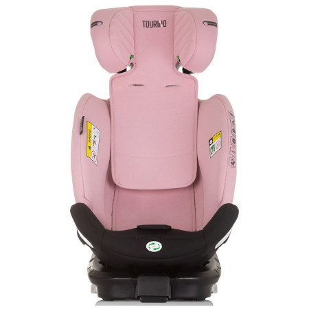 Scaun auto Chipolino Tourino I-Size 40-150 cm, sistem Isofix, Roz flamingo 12 ani [8]