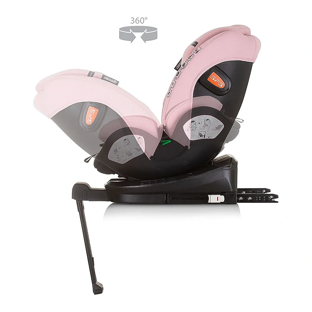 Scaun auto Chipolino Tourino I-Size 40-150 cm, sistem Isofix, Roz flamingo 12 ani [6]