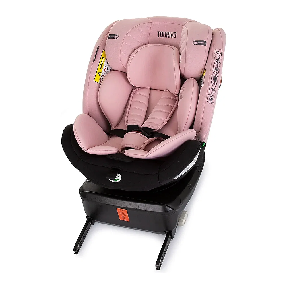 Scaun auto Chipolino Tourino I-Size 40-150 cm, sistem Isofix, Roz flamingo 12 ani [9]