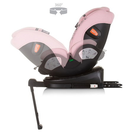Scaun auto Chipolino Tourino I-Size 40-150 cm, sistem Isofix, Roz flamingo 12 ani [6]