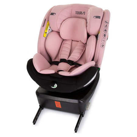 Scaun auto Chipolino Tourino I-Size 40-150 cm, sistem Isofix, Roz flamingo 12 ani [9]