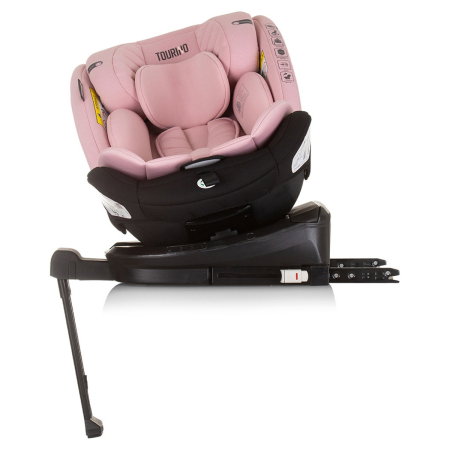Scaun auto Chipolino Tourino I-Size 40-150 cm, sistem Isofix, Roz flamingo 12 ani [5]