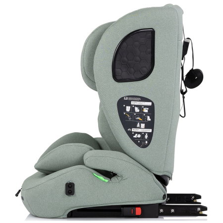 Scaun auto Chipolino Tycoon Iso I-Size 76-150 cm cu sistem Isofix, Basil 15 luni [3]