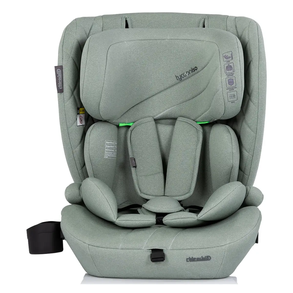 Scaun auto Chipolino Tycoon Iso I-Size 76-150 cm cu sistem Isofix, Basil 15 luni [1]