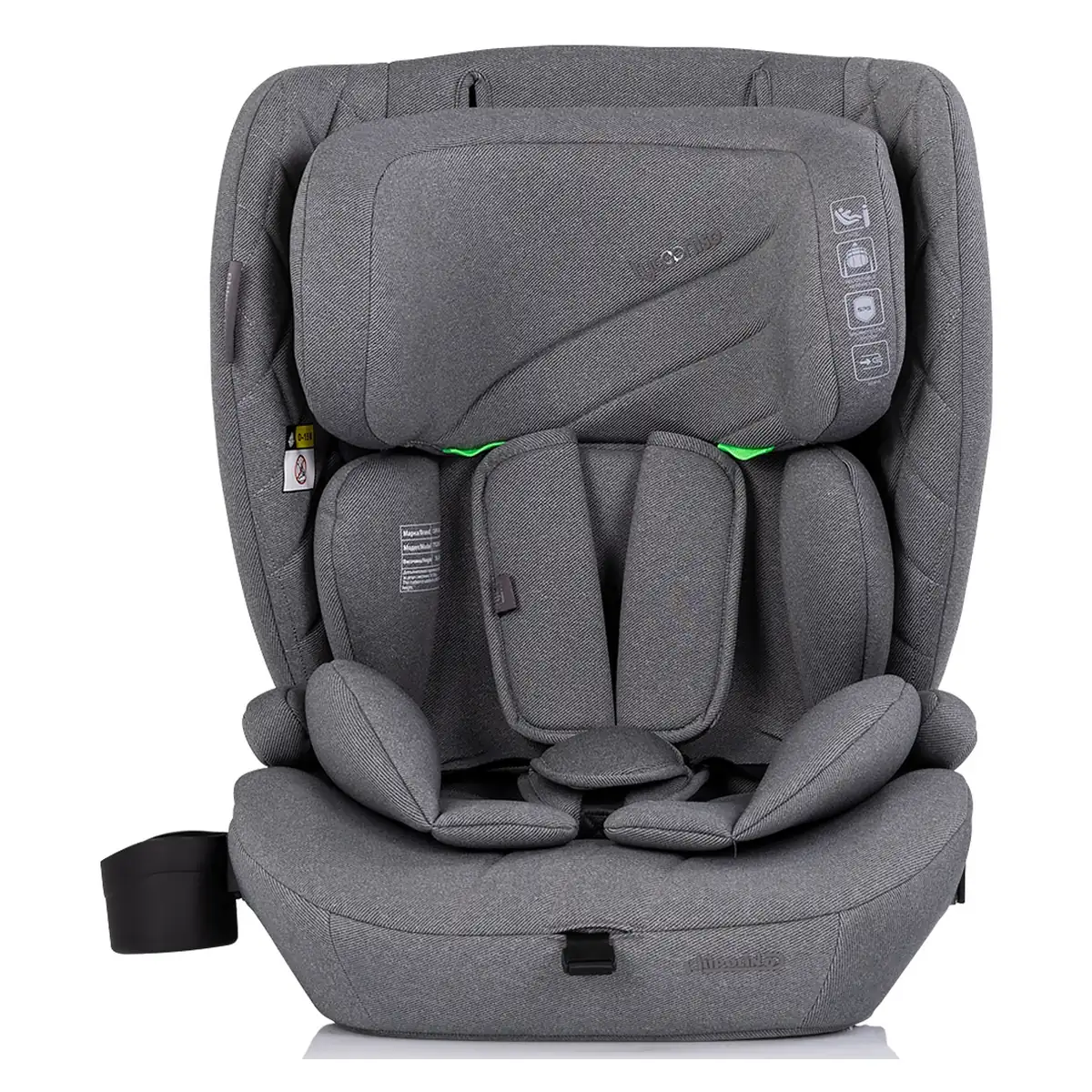 Scaun auto Chipolino Tycoon Iso I-Size 76-150 cm cu sistem Isofix, Cloud - Gri 15 luni [1]