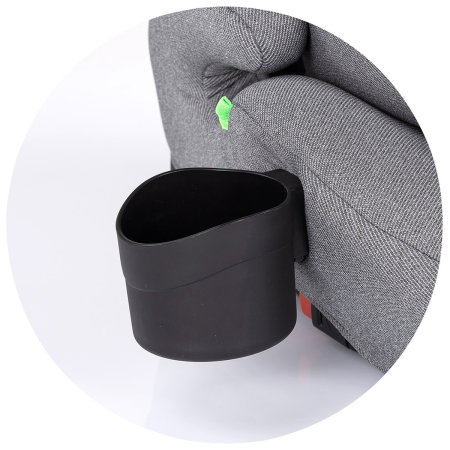 Scaun auto Chipolino Tycoon Iso I-Size 76-150 cm cu sistem Isofix, Cloud - Gri 15 luni [5]
