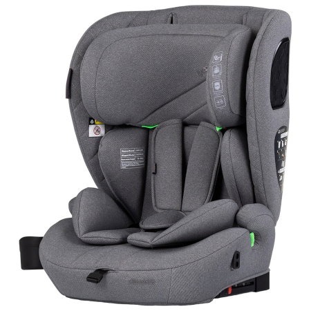 Scaune auto grupa 70-150 cm (9-36 kg) - Scaun auto Chipolino Tycoon Iso I-Size 76-150 cm cu sistem Isofix, Cloud - Gri 15 luni