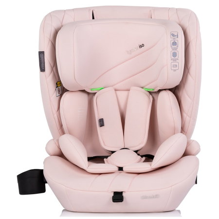 Scaun auto Chipolino Tycoon Iso I-Size 76-150 cm cu sistem Isofix, Pink marshmallow - Roz 15 luni [1]