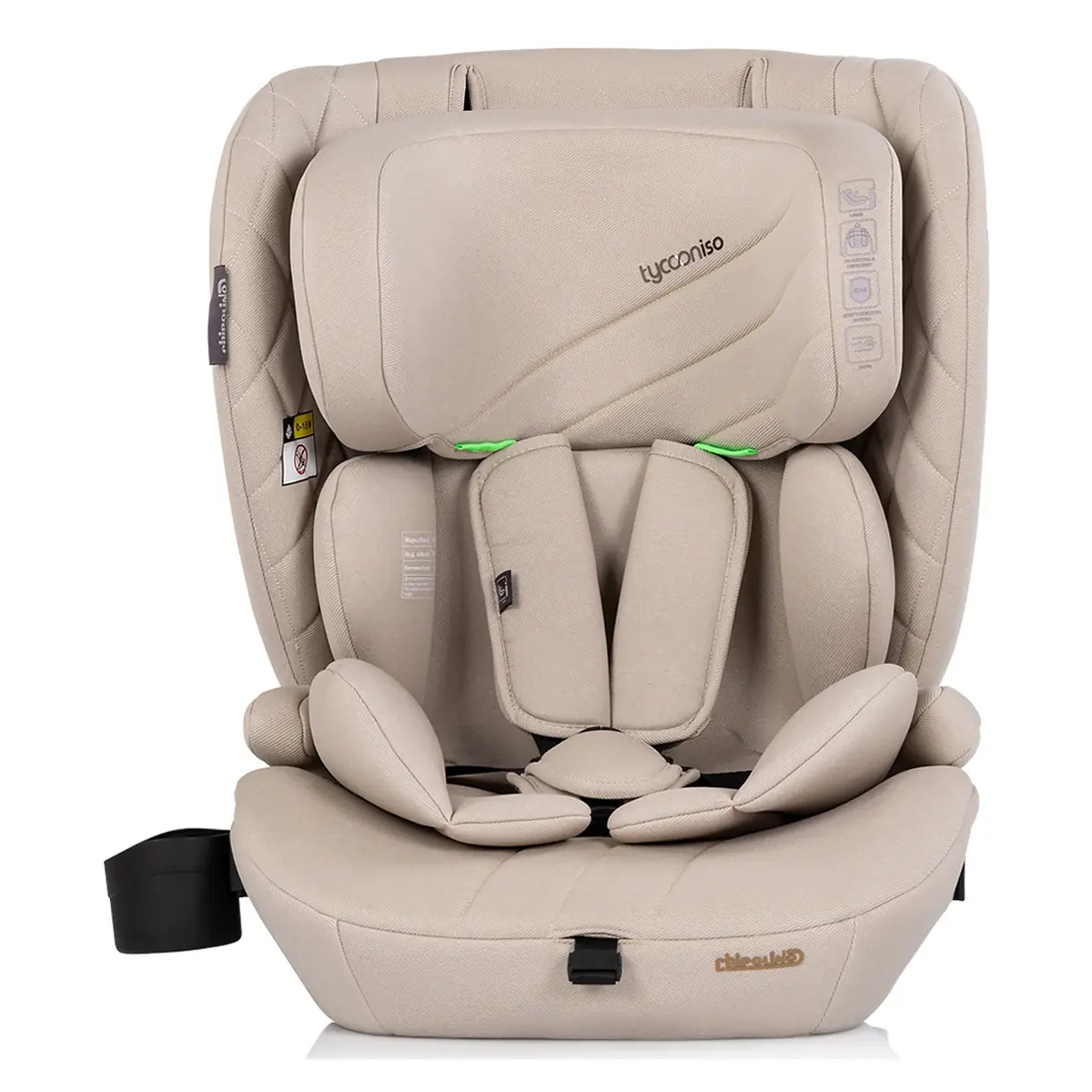 Scaun auto Chipolino Tycoon Iso I-Size 76-150 cm cu sistem Isofix, Tiramisu 15 luni [1]