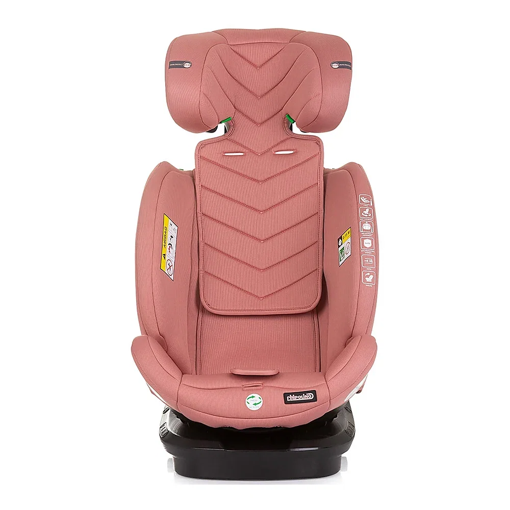 Scaun auto Chipolino Volare I-Size 40-150 cm, sistem Isofix, Flamingo (roz) 12 ani [2]