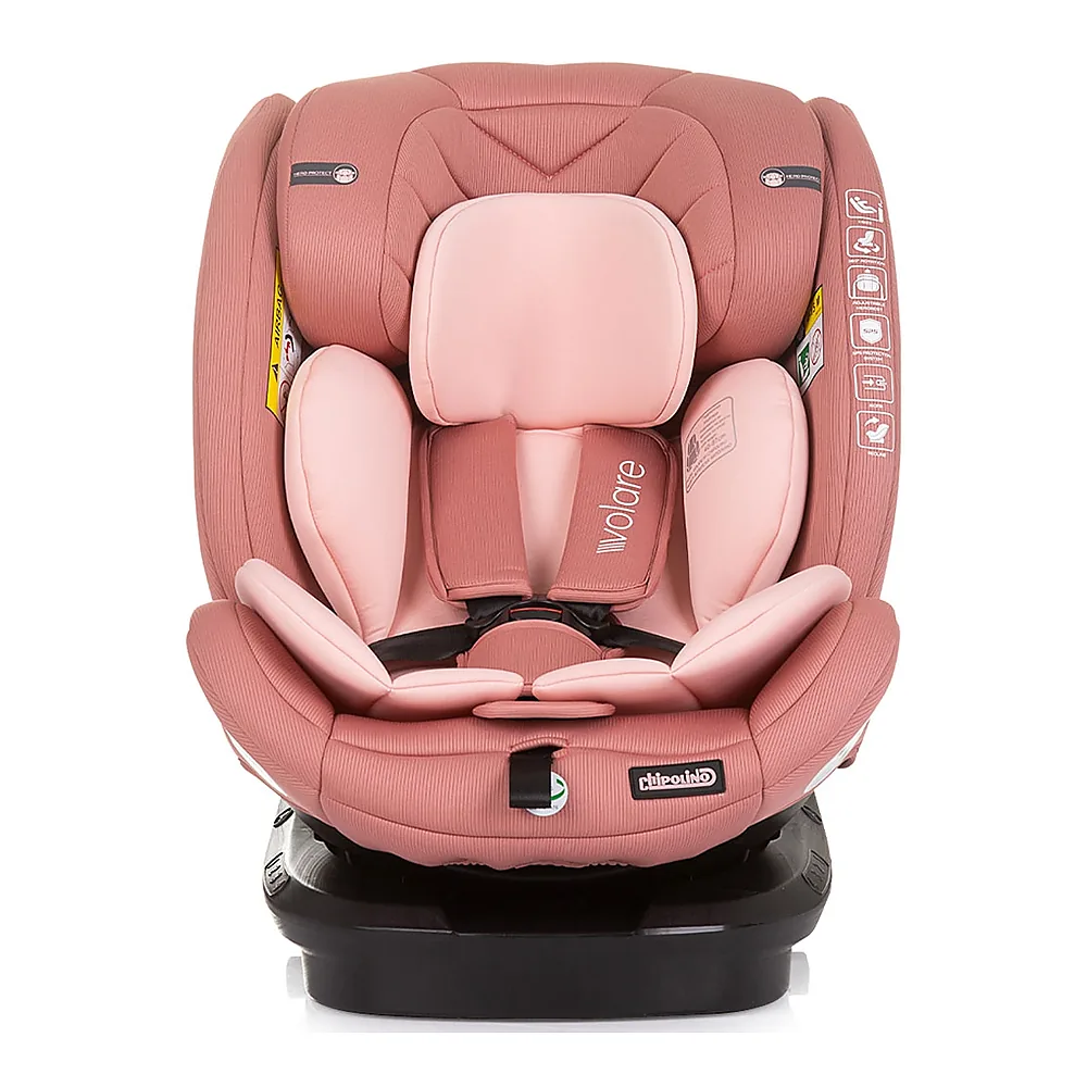 Scaun auto Chipolino Volare I-Size 40-150 cm, sistem Isofix, Flamingo (roz) 12 ani [1]