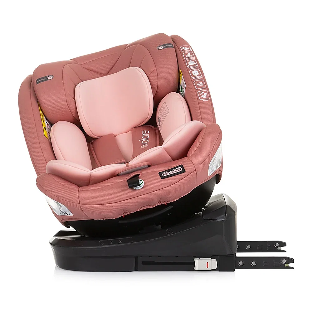 Scaun auto Chipolino Volare I-Size 40-150 cm, sistem Isofix, Flamingo (roz) 12 ani [5]