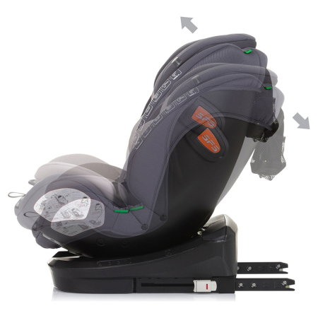 Scaun auto Chipolino Volare I-Size 40-150 cm, sistem Isofix, Granite 12 ani [4]
