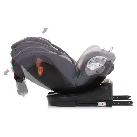 Scaun auto Chipolino Volare I-Size 40-150 cm, sistem Isofix, Granite 12 ani [8]
