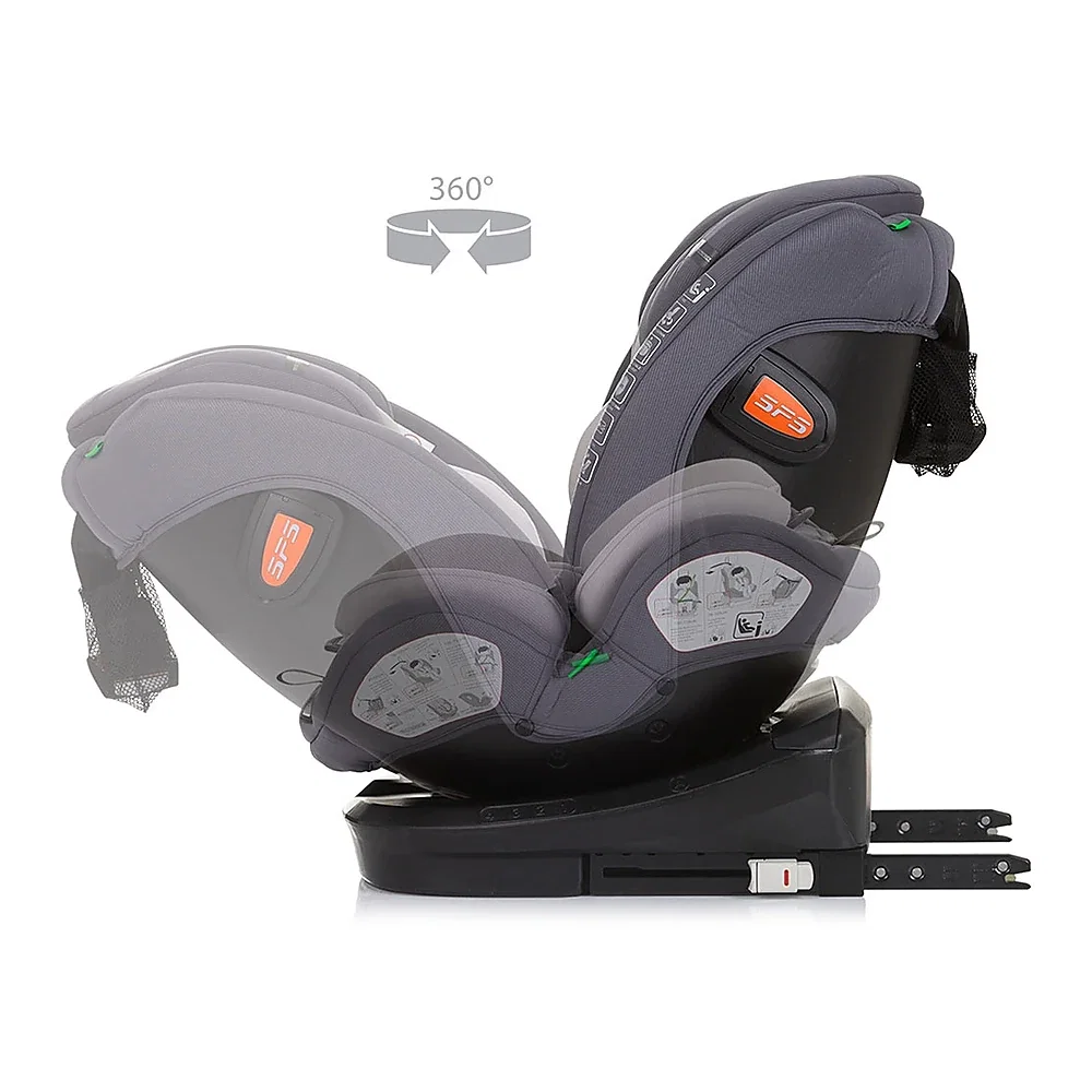 Scaun auto Chipolino Volare I-Size 40-150 cm, sistem Isofix, Granite 12 ani [6]