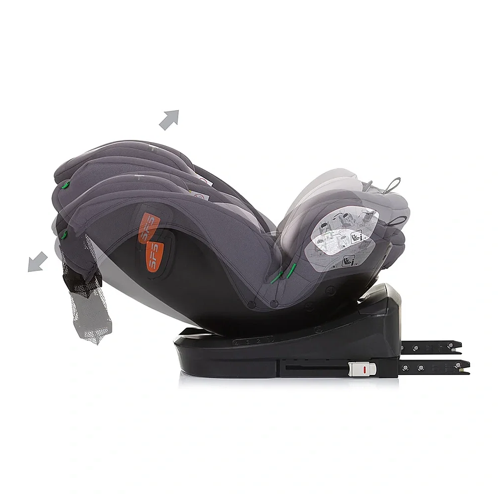 Scaun auto Chipolino Volare I-Size 40-150 cm, sistem Isofix, Granite 12 ani [8]